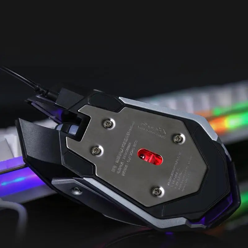 USB Wired Ergonomic Backlit Mechanical Gaming Keyboard Mouse