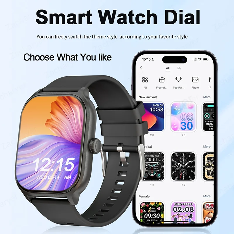 Wireless calling/dial, Multi-Sport Mode Smart watch