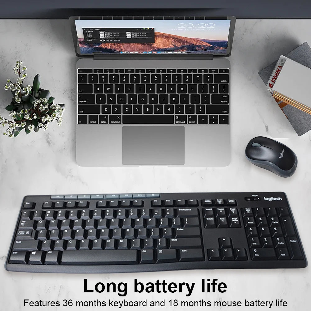 Wireless Keyboard Mouse Set