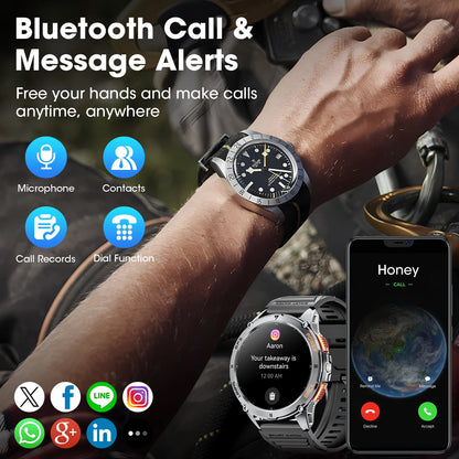 1.43 HD Screen Bluetooth Call Smart Watch