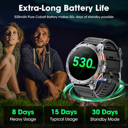1.43 HD Screen Bluetooth Call Smart Watch