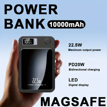 10000 MAH Magnetic Wireless Mobile Power Bank