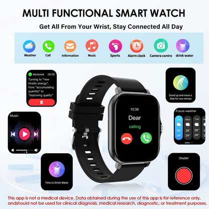 Fashion Bluetooth Call Touch Screen Smartwatch