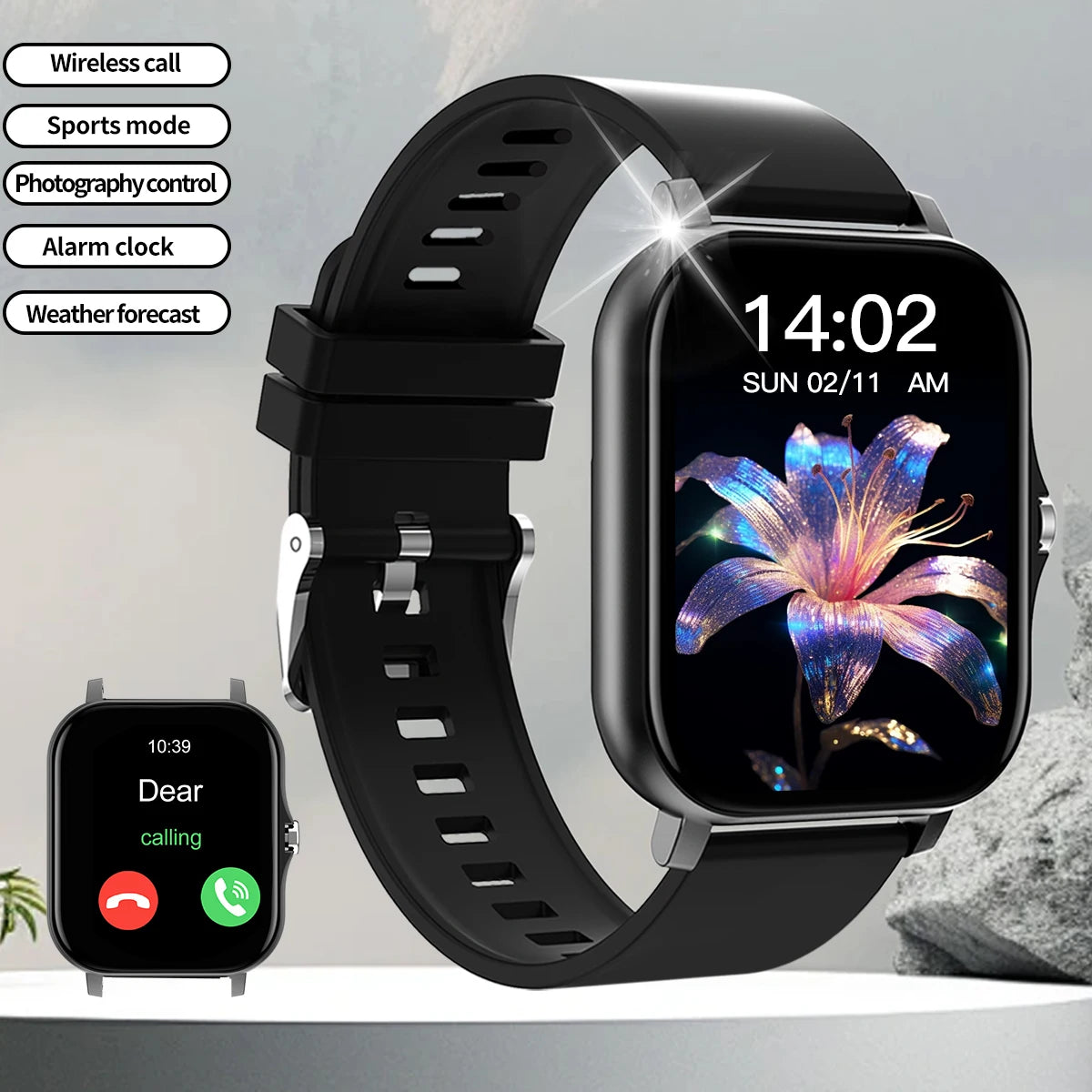 Fashion Bluetooth Call Touch Screen Smartwatch