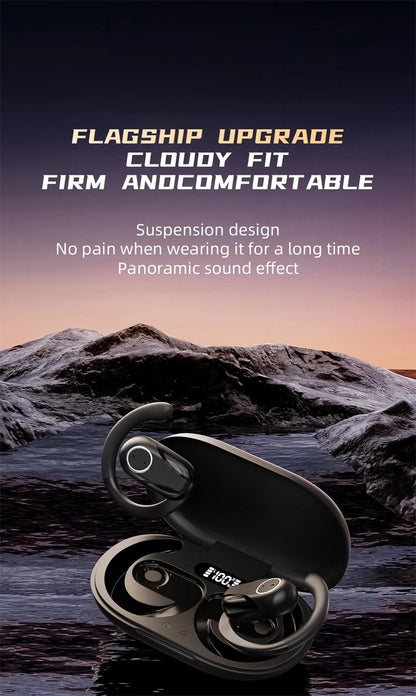360° Stereo 60Hours Playtime Bluetooth 5.4 TWS Headset