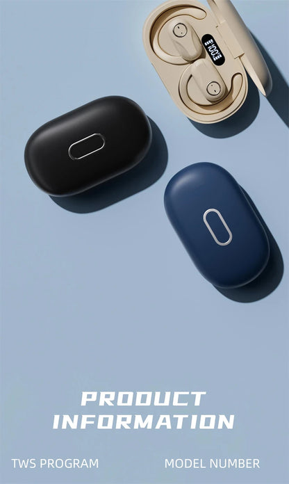 360° Stereo 60Hours Playtime Bluetooth 5.4 TWS Headset