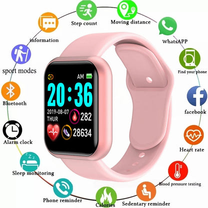 Multifunctional Bluetooth Connected Phone Music Smart Watch