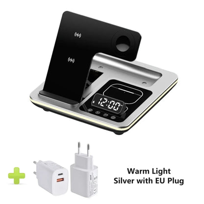 5 in 1 Portable Wireless Fast Charger Dock Station