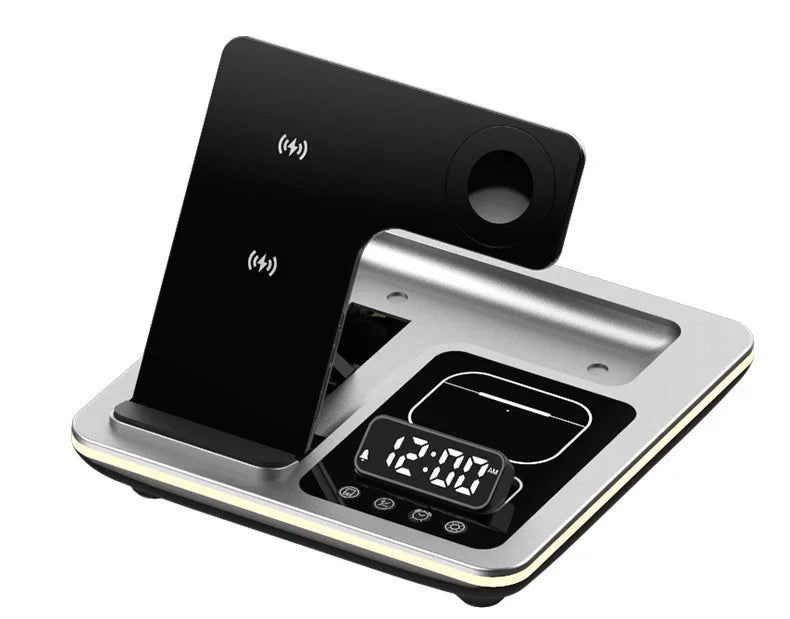 5 in 1 Portable Wireless Fast Charger Dock Station