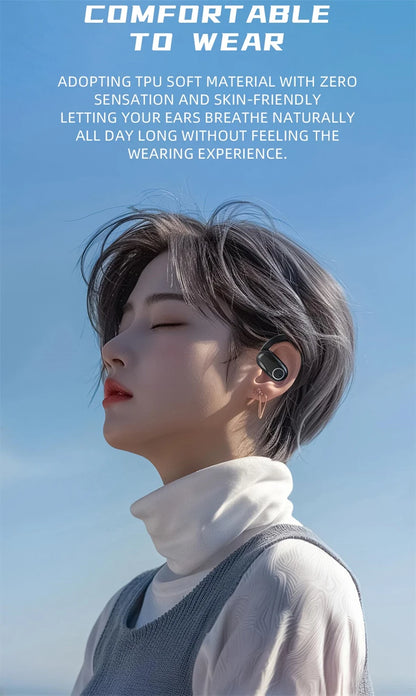 360° Stereo 60Hours Playtime Bluetooth 5.4 TWS Headset