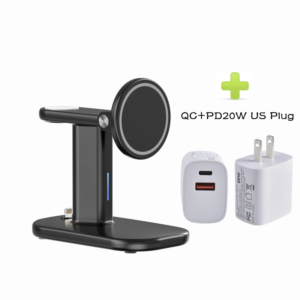 3 in 1 Mag-safe Fast Charger Stand