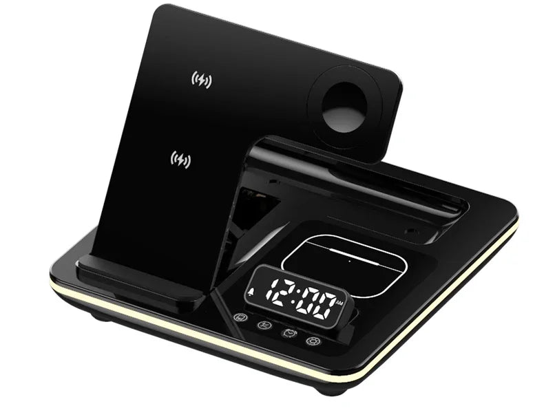 5 in 1 Portable Wireless Fast Charger Dock Station