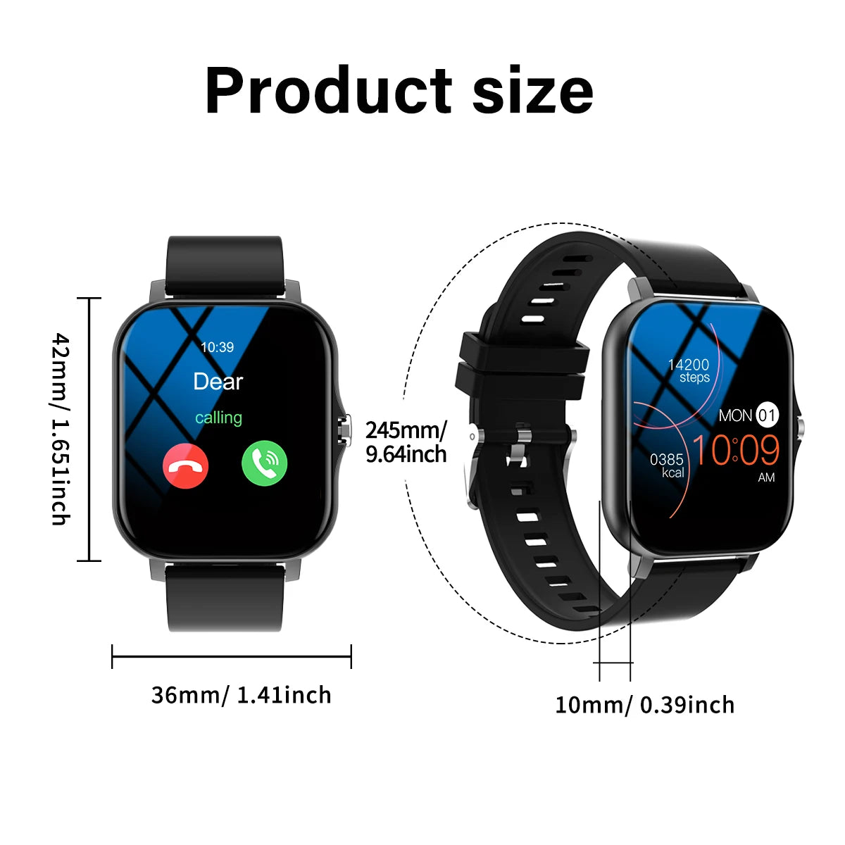 Fashion Bluetooth Call Touch Screen Smartwatch