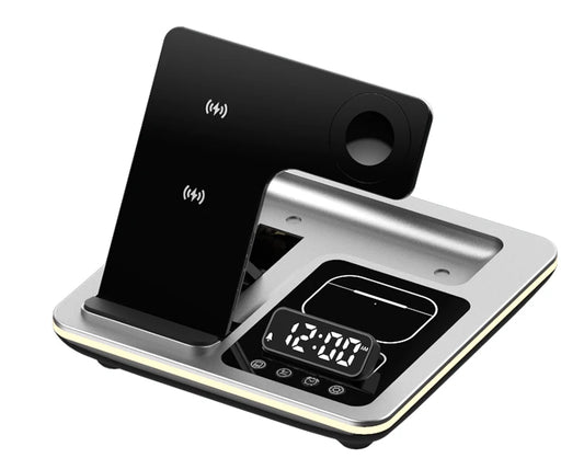 5 in 1 Portable Wireless Fast Charger Dock Station