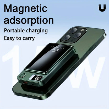 10000 MAH Magnetic Wireless Mobile Power Bank