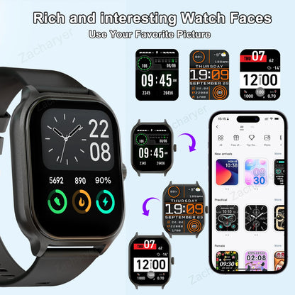 Wireless calling/dial, Multi-Sport Mode Smart watch