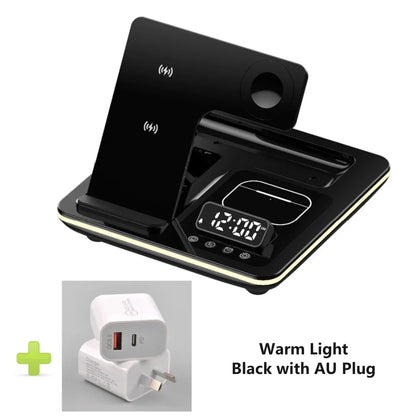 5 in 1 Portable Wireless Fast Charger Dock Station