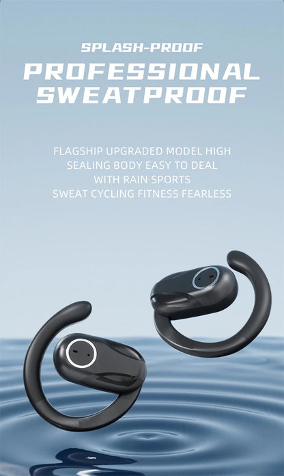 360° Stereo 60Hours Playtime Bluetooth 5.4 TWS Headset