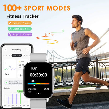 Fashion Bluetooth Call Touch Screen Smartwatch
