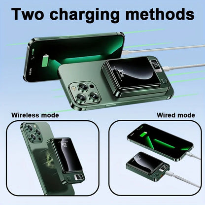 10000 MAH Magnetic Wireless Mobile Power Bank