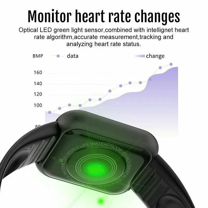 Multifunctional Bluetooth Connected Phone Music Smart Watch