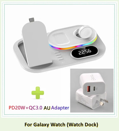 4 in 1 LED Wireless Charging Station