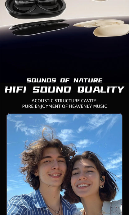 360° Stereo 60Hours Playtime Bluetooth 5.4 TWS Headset