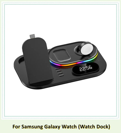 4 in 1 LED Wireless Charging Station