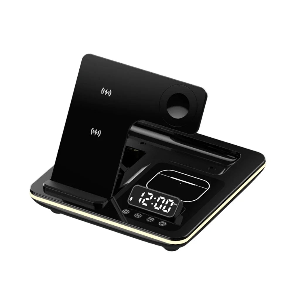 5 in 1 Portable Wireless Fast Charger Dock Station