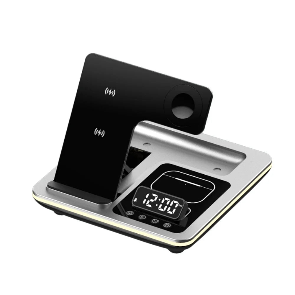5 in 1 Portable Wireless Fast Charger Dock Station