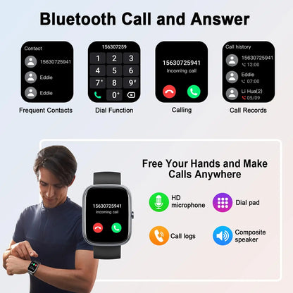 1.91" Heart Rate and Sleep Smartwatch