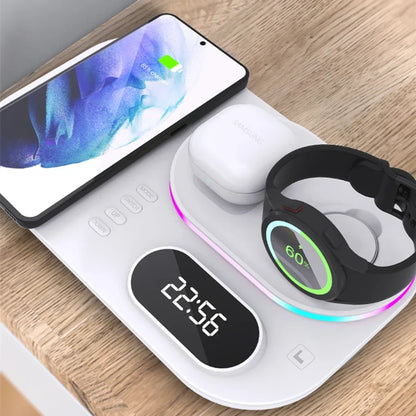 4 in 1 LED Wireless Charging Station