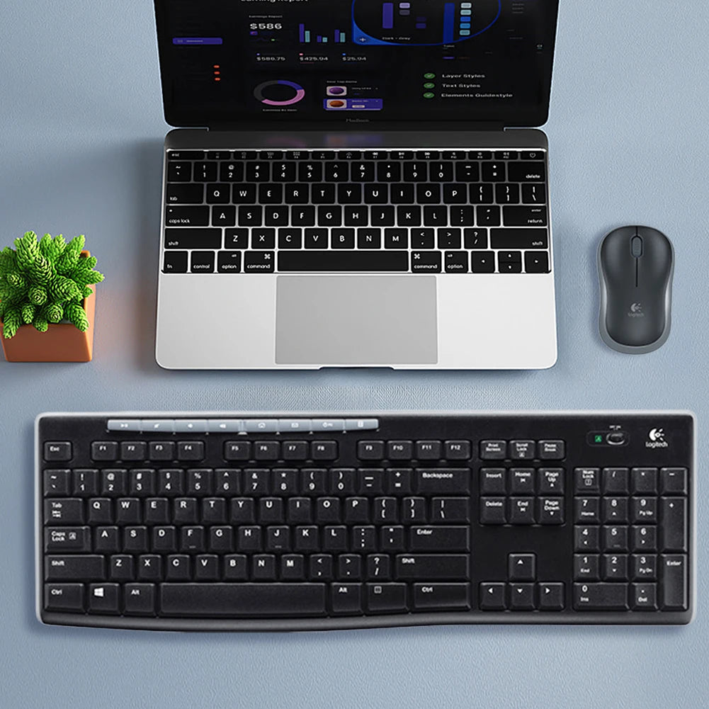 Wireless Keyboard Mouse Set