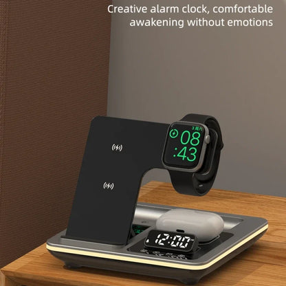 5 in 1 Portable Wireless Fast Charger Dock Station