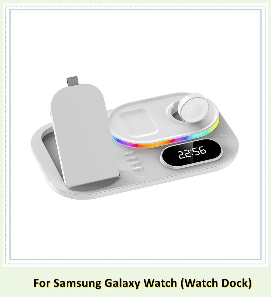 4 in 1 LED Wireless Charging Station