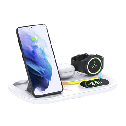 4 in 1 LED Wireless Charging Station