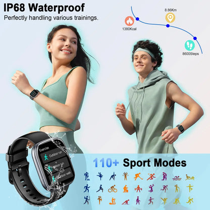 1.91" Heart Rate and Sleep Smartwatch