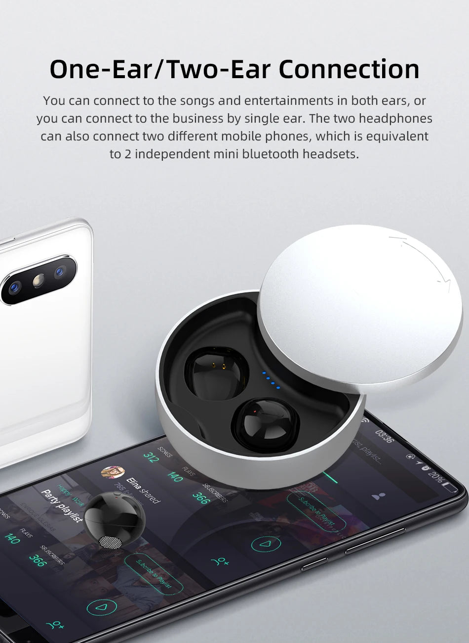 Smallest Invisible Earbuds Wireless Ear Buds