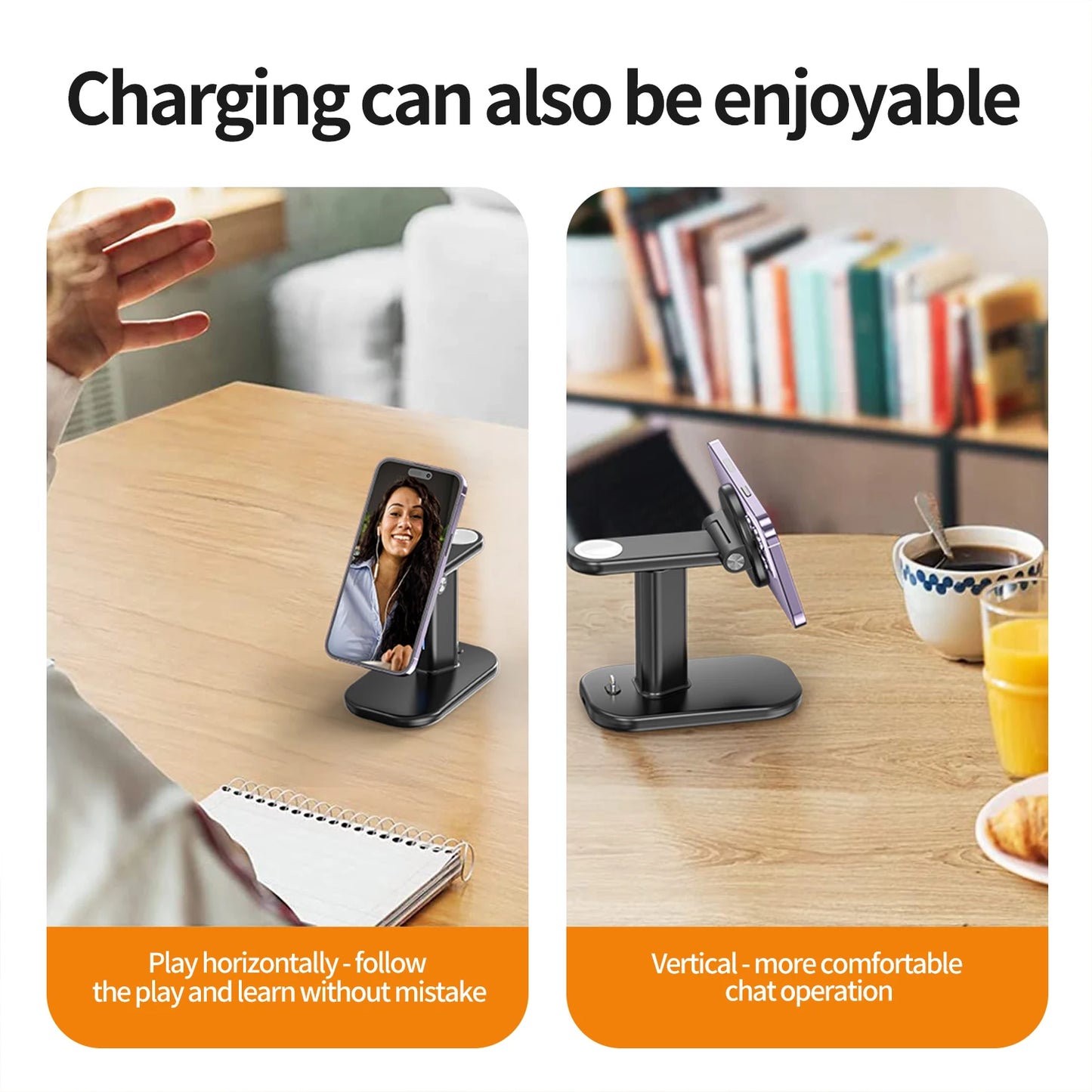 3 in 1 Mag-safe Fast Charger Stand