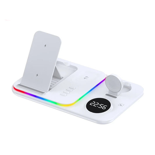 5 in 1 LED Wireless Charger Dock Station